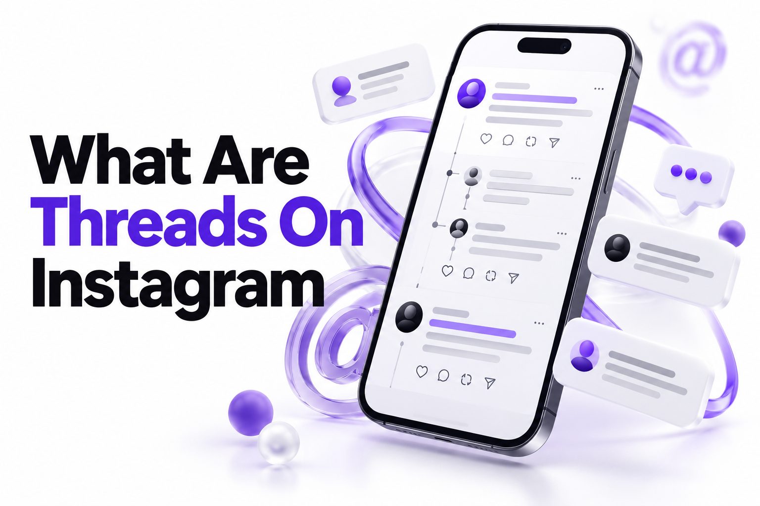 Instagram Threads app logo on a smartphone screen